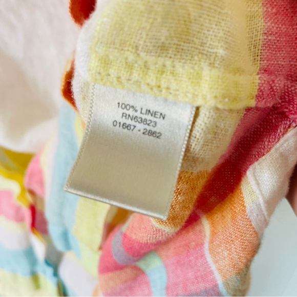 Christopher & Banks Pastel Plaid Shirt - Picture 6 of 9